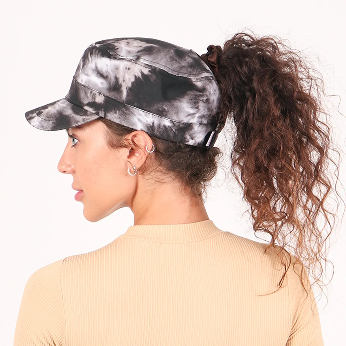 FWCDT82 - Fine leopard print Ponyflo cadet