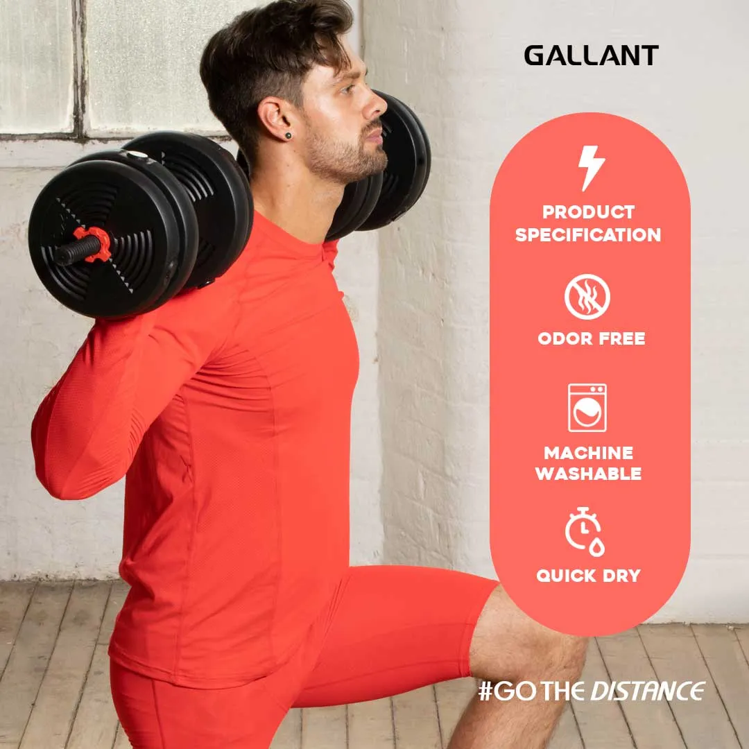 Gallant Base Layer Top - Red - Base Layers for Men