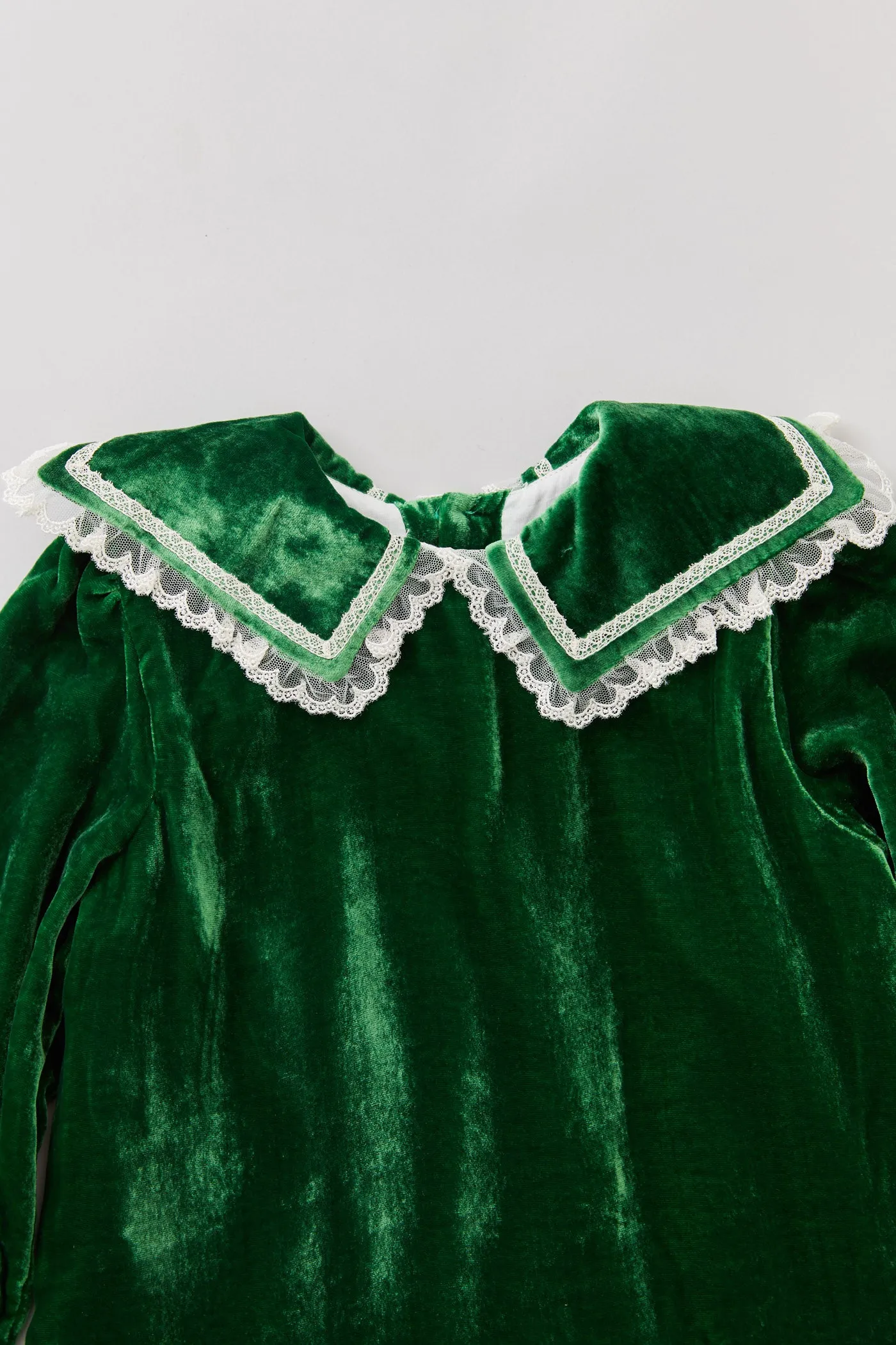 Ginger Dress Green Velvet - Occasional Party