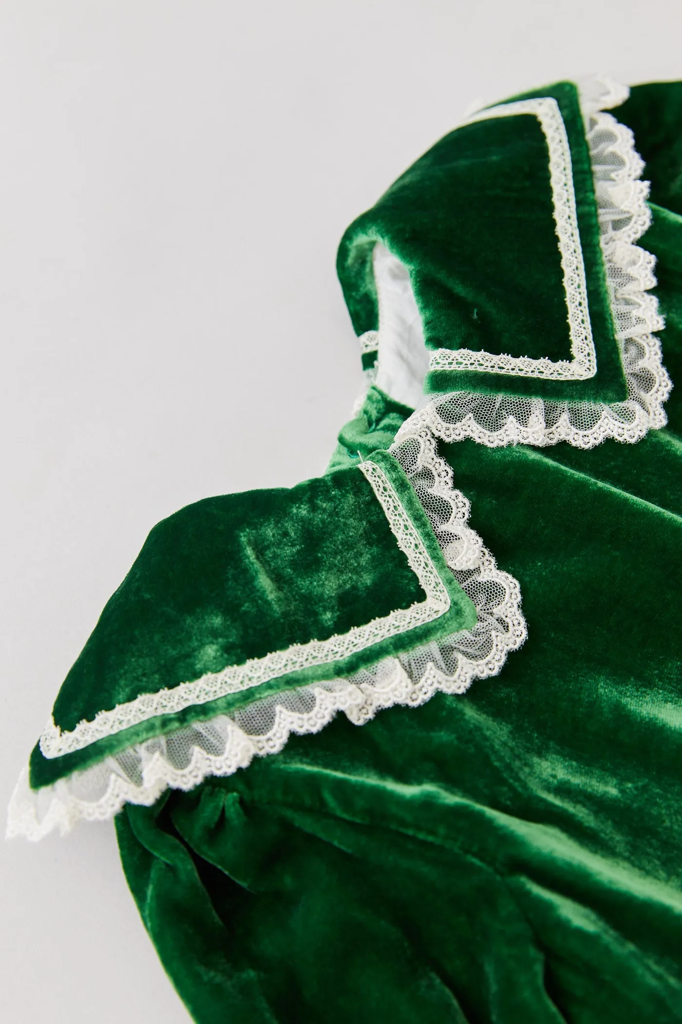 Ginger Dress Green Velvet - Occasional Party