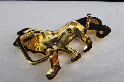 Gold Lion Metal Belt Buckle