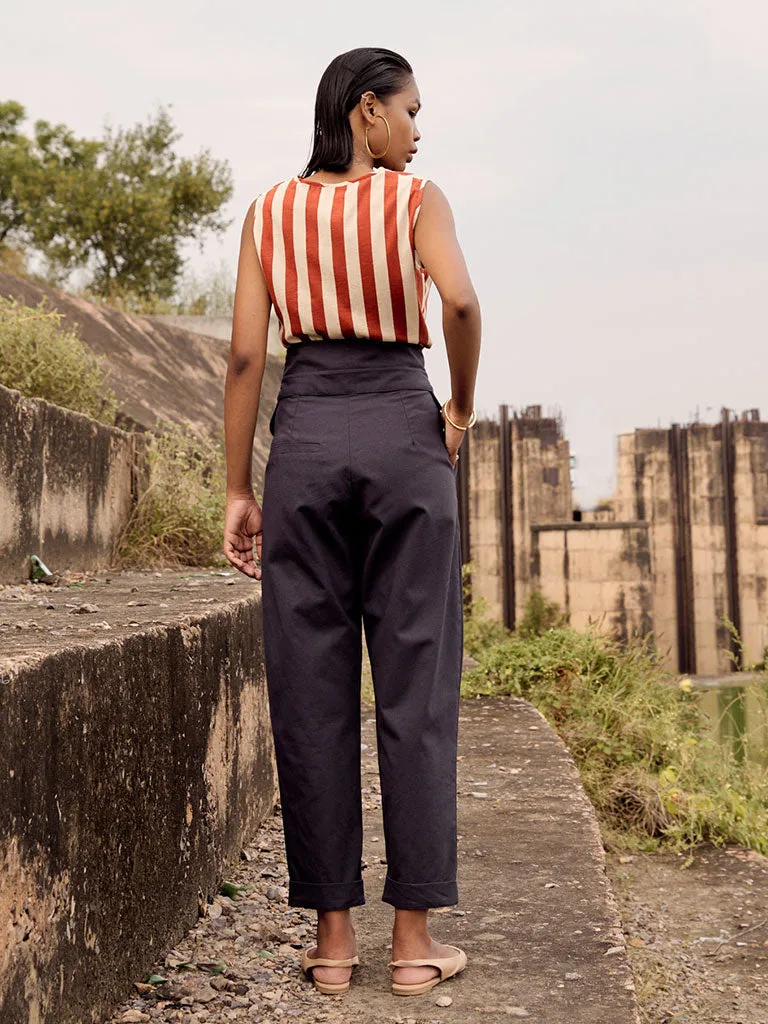 Grey Teal Trousers
