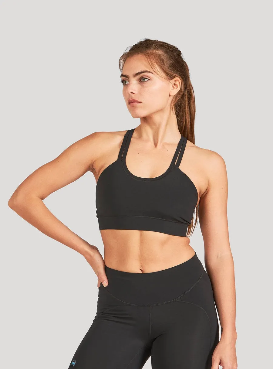 Groundwork Pace Sports Bra - Midnight