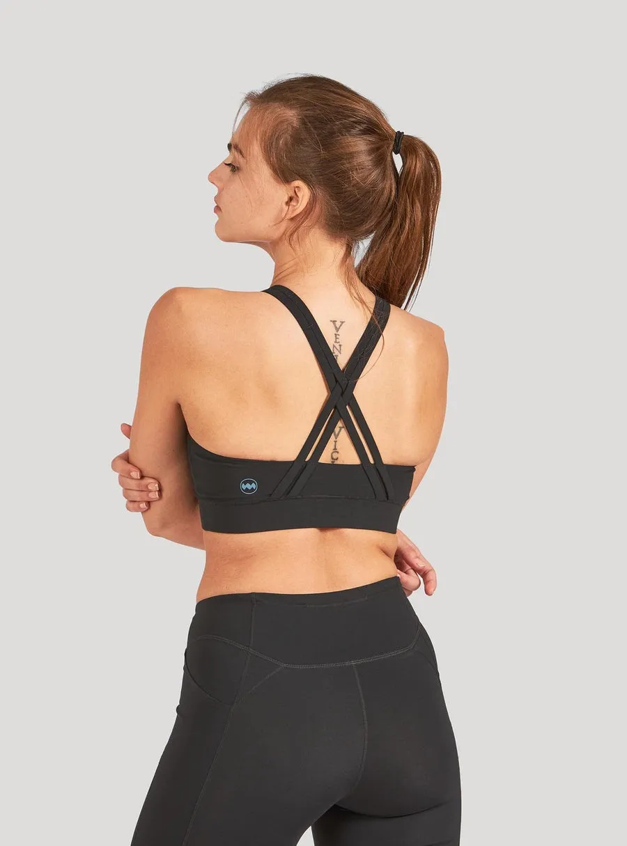 Groundwork Pace Sports Bra - Midnight