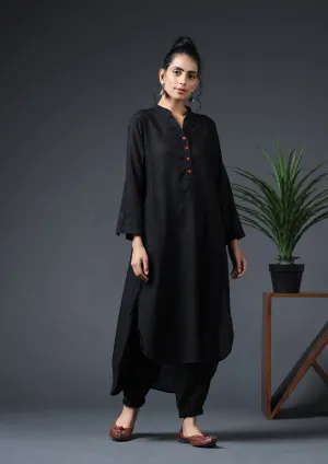 HIGH  LOW SLUB TUNIC