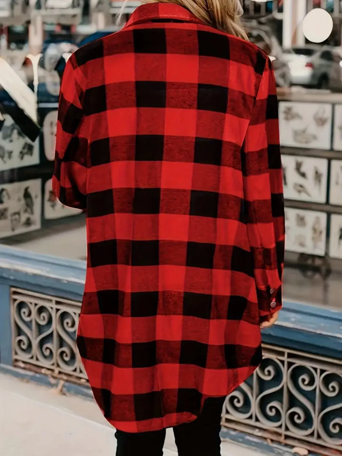 Hollie Buffalo Plaid Snap Down Shacket