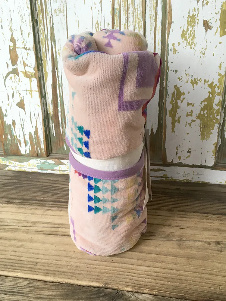 Hooded Towel for Kids by Pendleton, Chief Joseph Pink