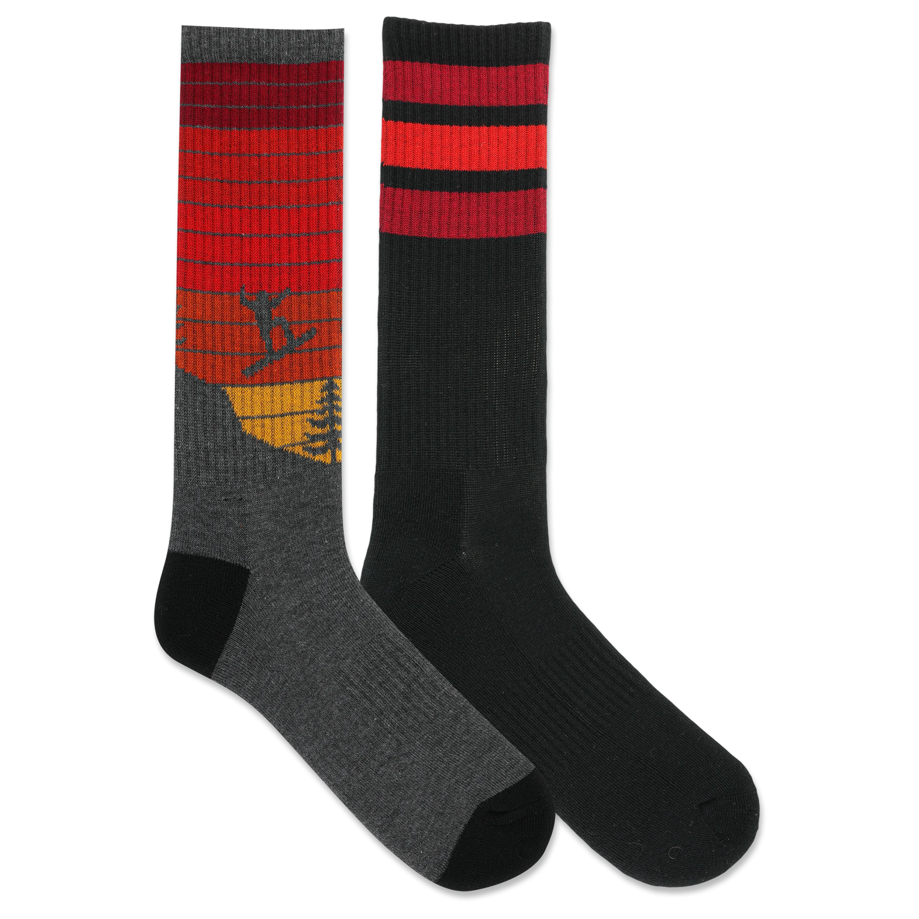 HOTSOX Men's Snowboarder Crew Sock 2 Pair Pack