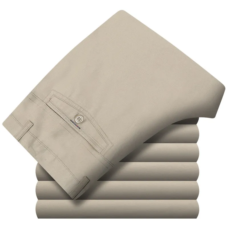 INSTOCK-Perky Kangaroo  Thin Middle-aged Men's Casual Pants