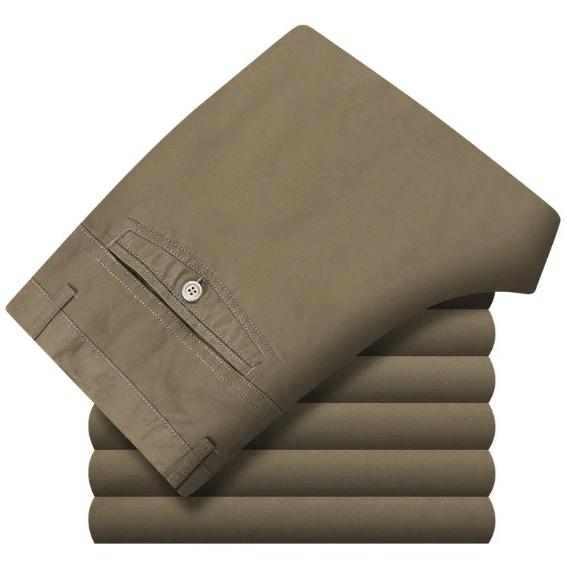 INSTOCK-Perky Kangaroo  Thin Middle-aged Men's Casual Pants
