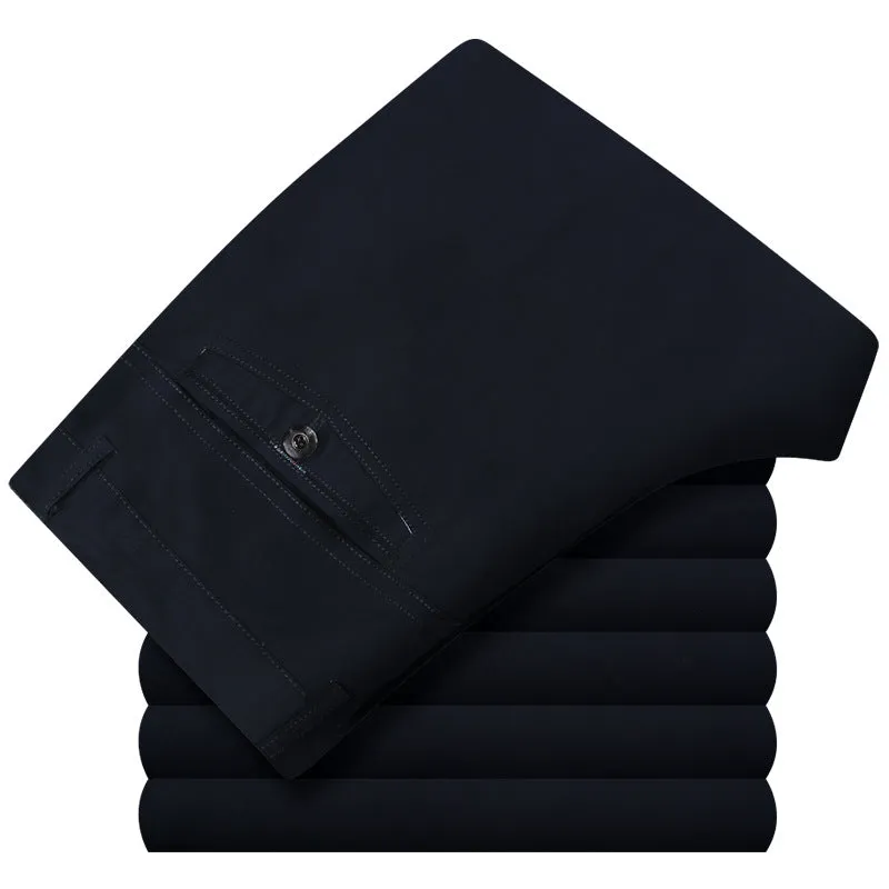 INSTOCK-Perky Kangaroo  Thin Middle-aged Men's Casual Pants