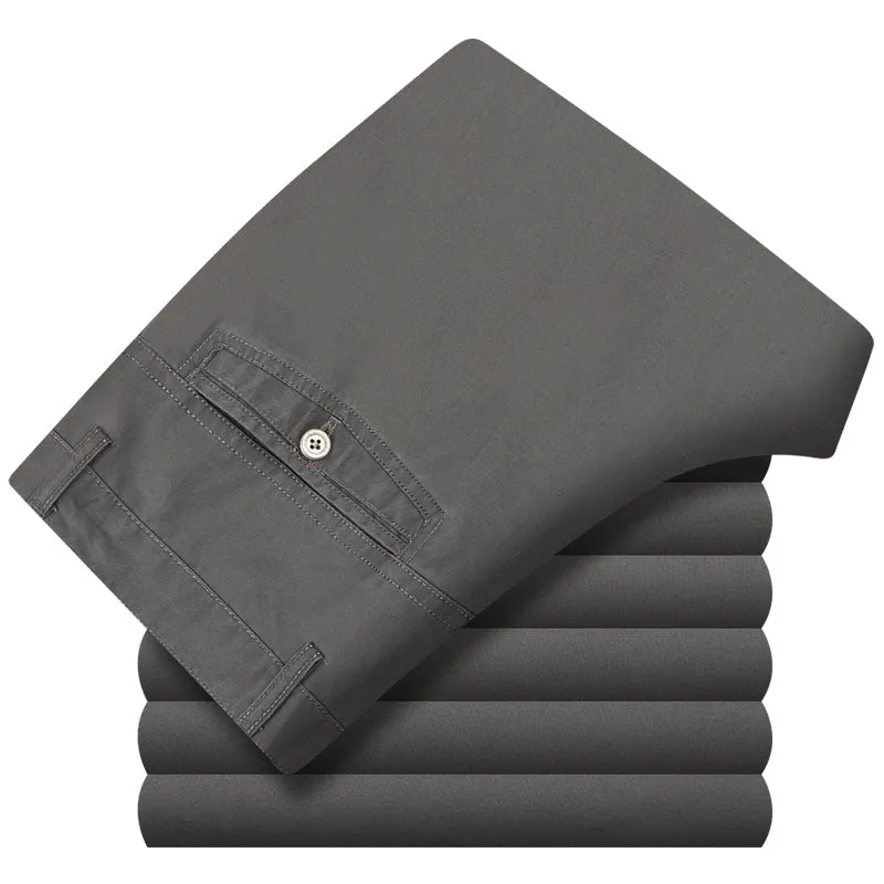 INSTOCK-Perky Kangaroo  Thin Middle-aged Men's Casual Pants