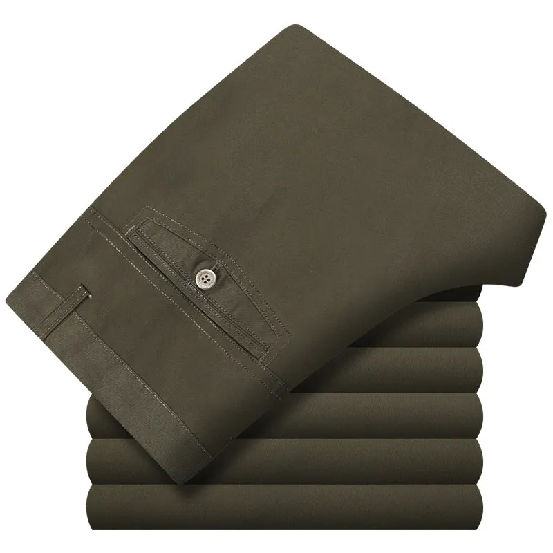 INSTOCK-Perky Kangaroo  Thin Middle-aged Men's Casual Pants