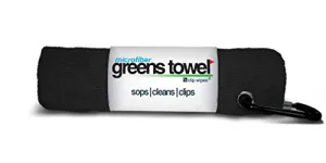 J&M Greens Golf Towel, Black