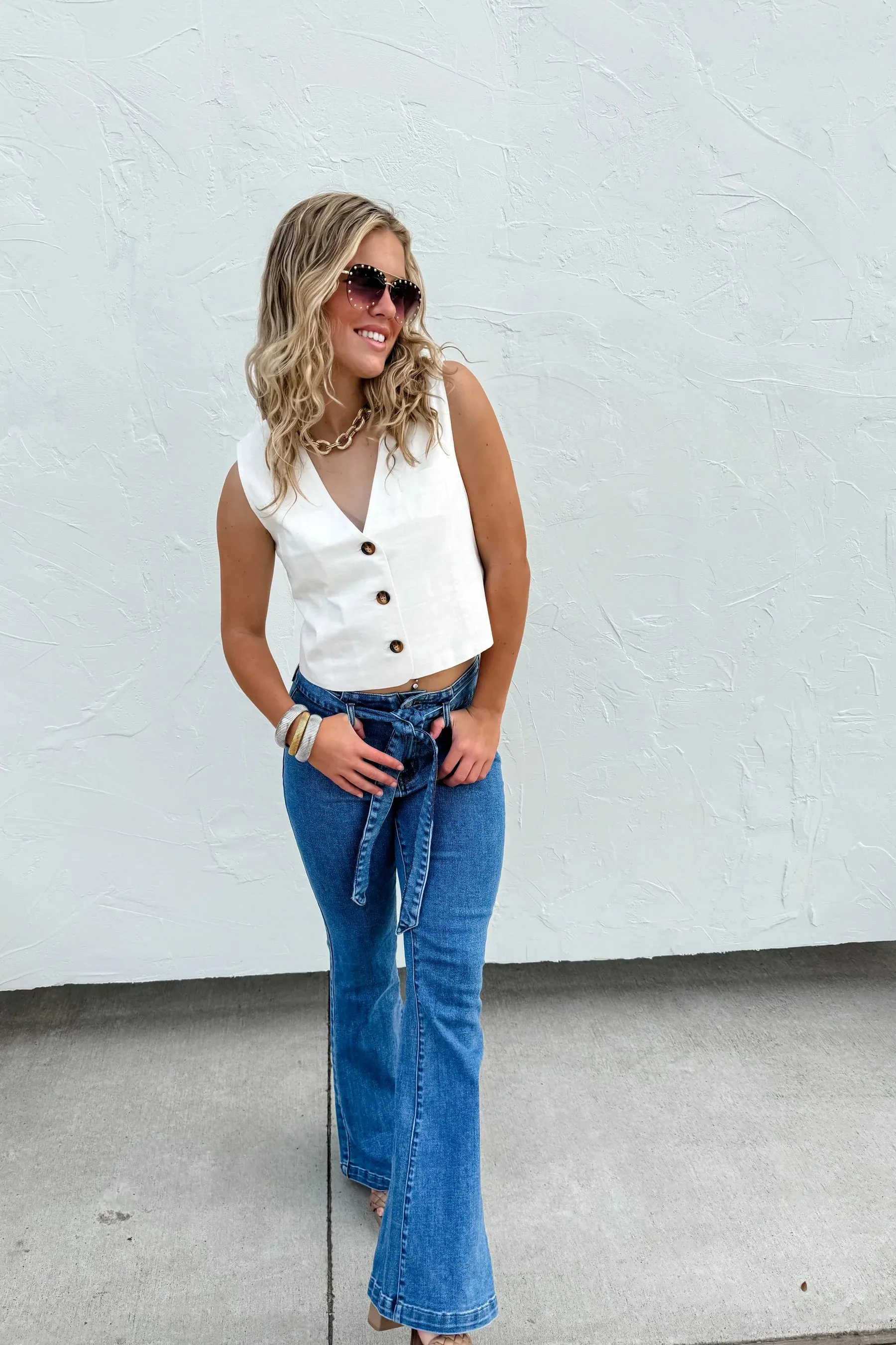 Kennedy Tie Waist Jeans