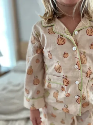Kid's Classic Pajama Set - Heirloom Pumpkin