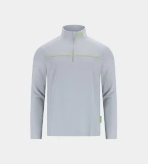 KIDS PIQUE MIDLAYER - GREY