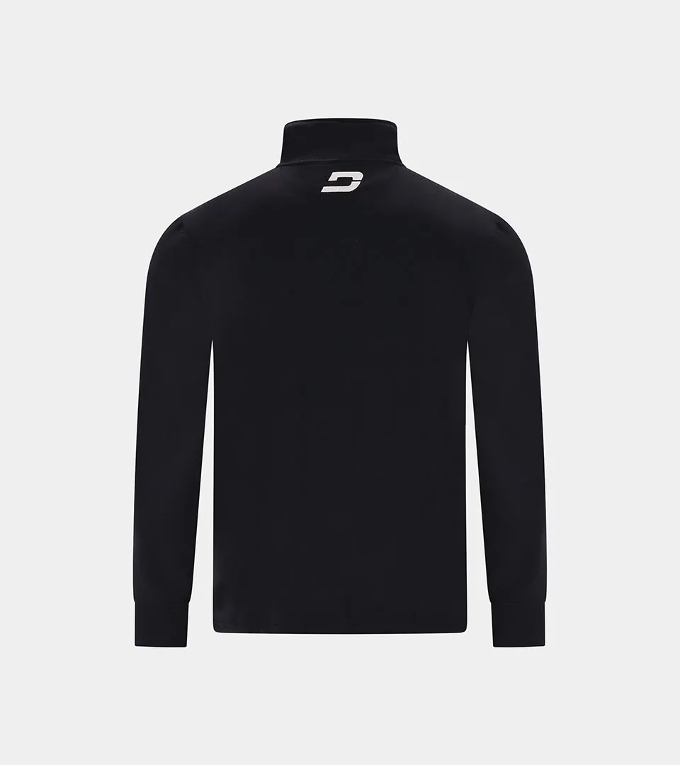 KIDS ULTRA BLEND 1/4 ZIP BLACK
