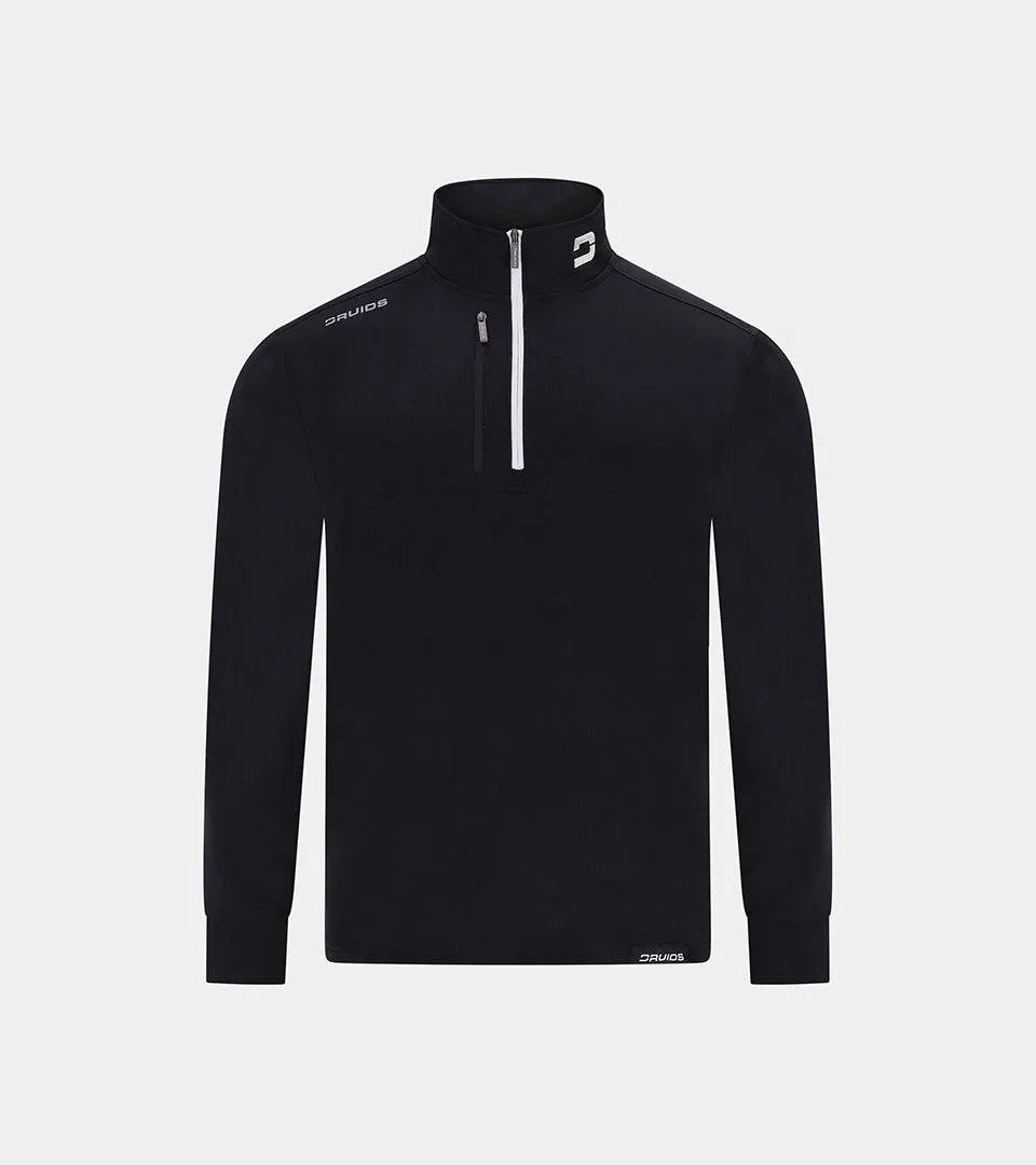 KIDS ULTRA BLEND 1/4 ZIP BLACK
