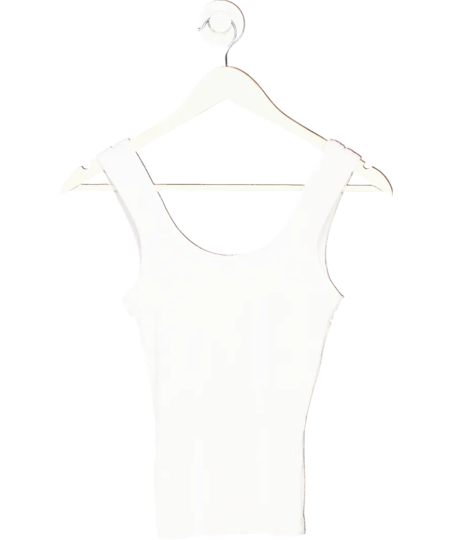 Kookai White Venice Tank Top UK 6