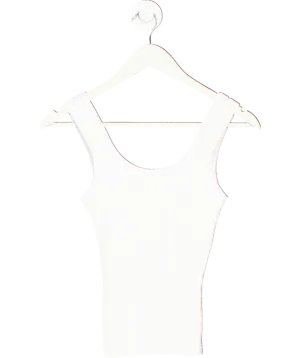 Kookai White Venice Tank Top UK 6