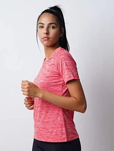 LAYA Harper Womens Sports Raglan Tee Red