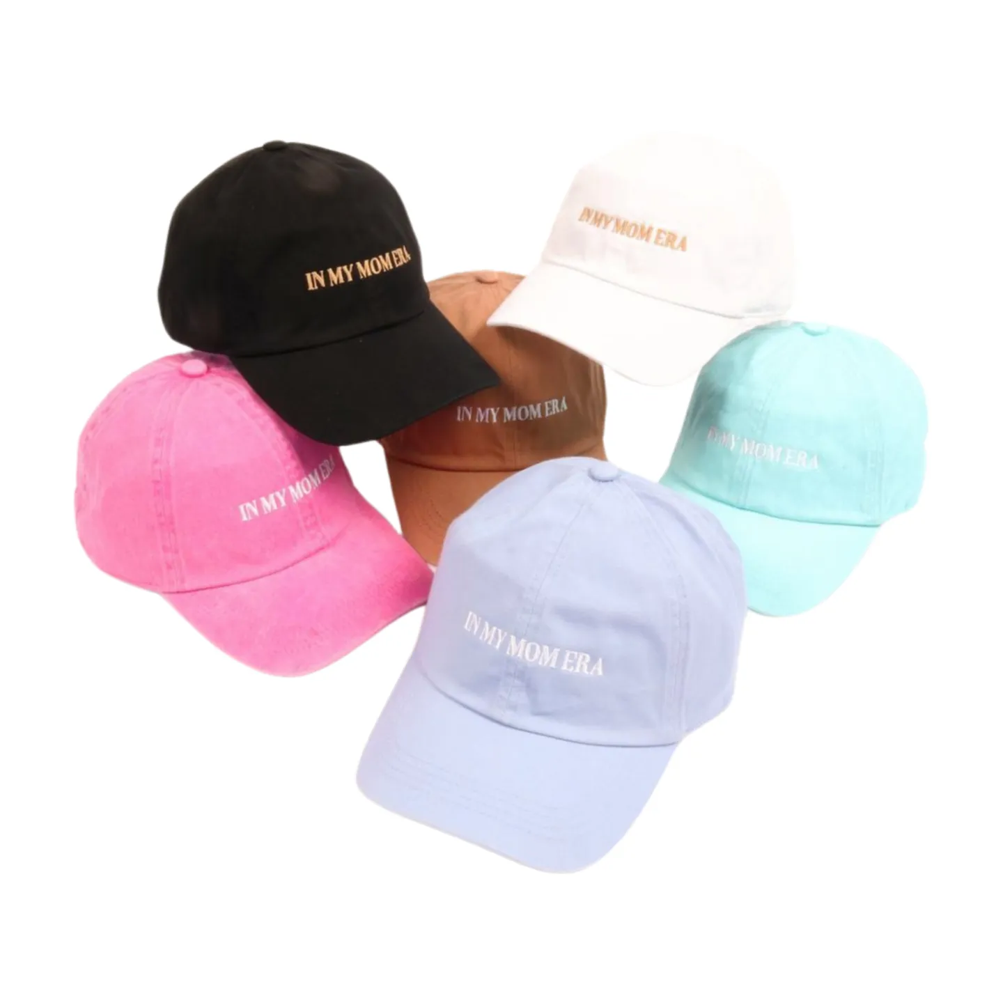 LCAP3229 - "IN MY MOM ERA" EMBROIDERED BASEBALL CAP