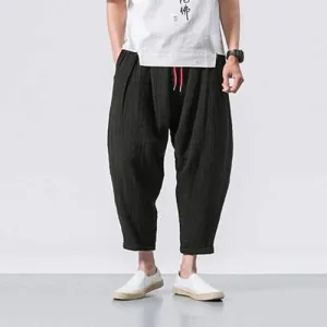 Linen Casual Baggy Loose Harem Pants