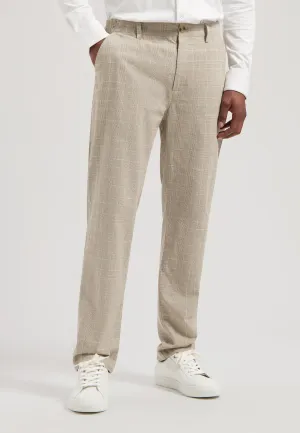 Logan Pants Linen Check