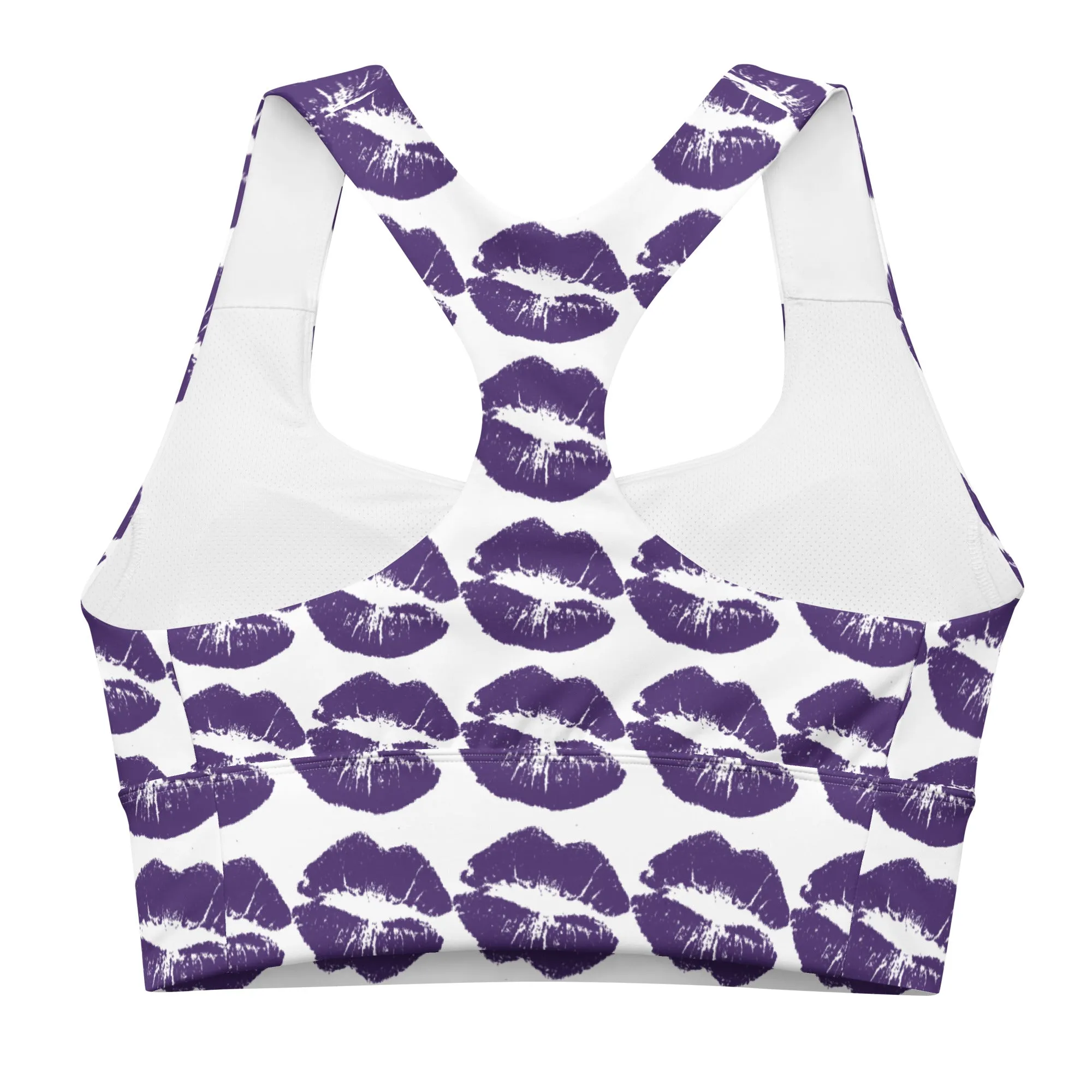 Longline sports bra Purple Kisses