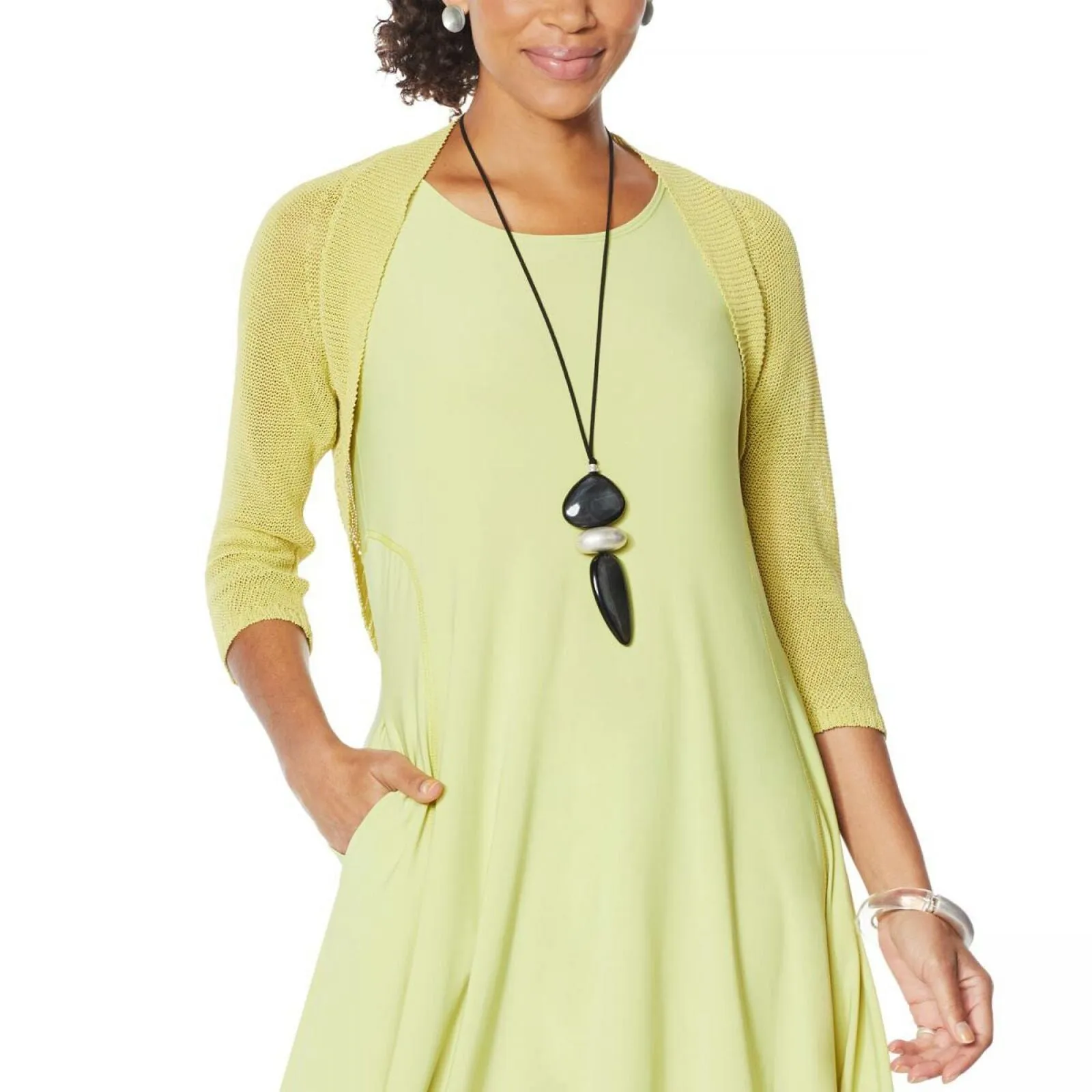 MarlaWynne WynneLayers Women's Sweater Knit Shrug