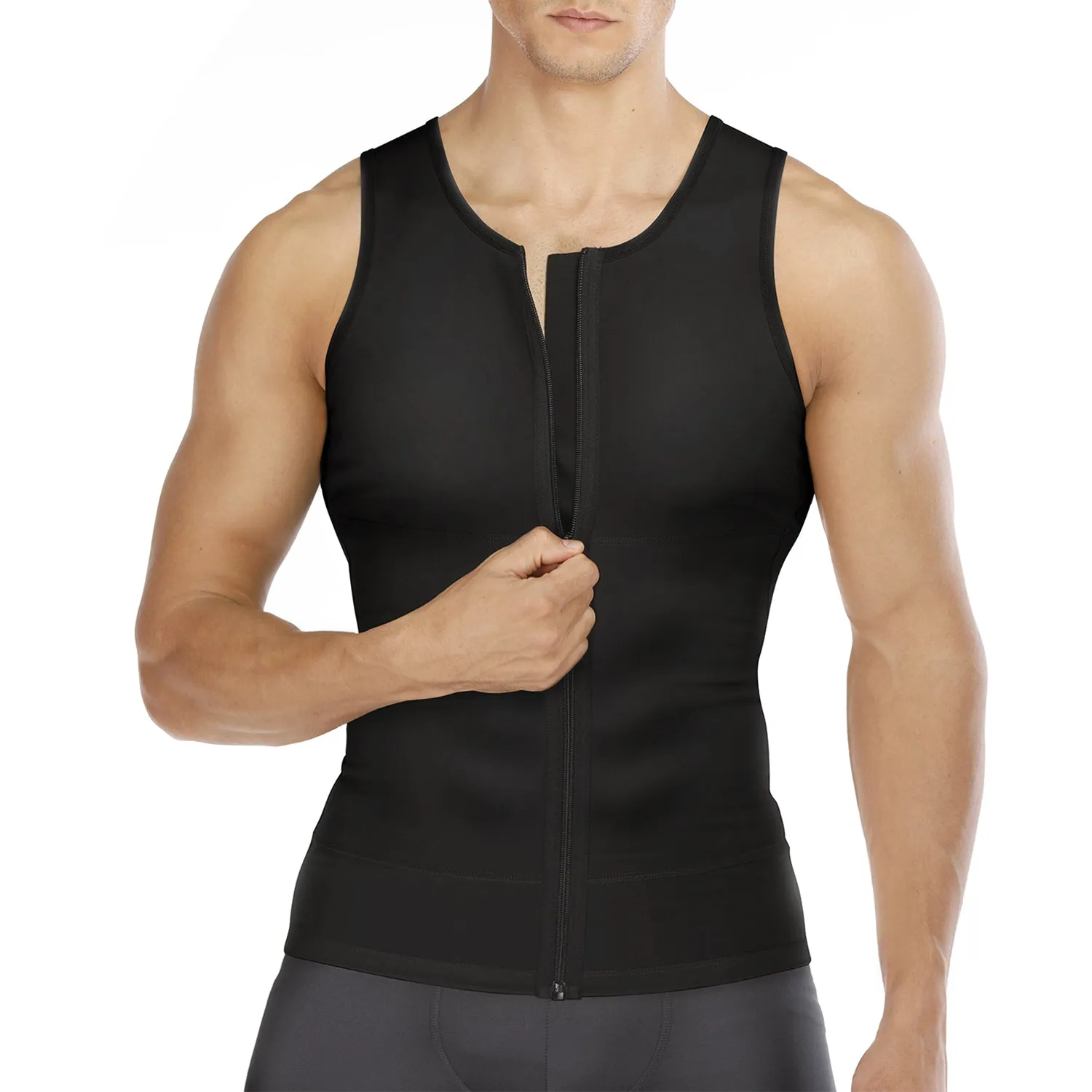 Men Zipper Compression Shirts