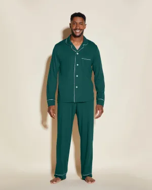 Men's Classic Long Sleeve Top & Pant Pajama Set