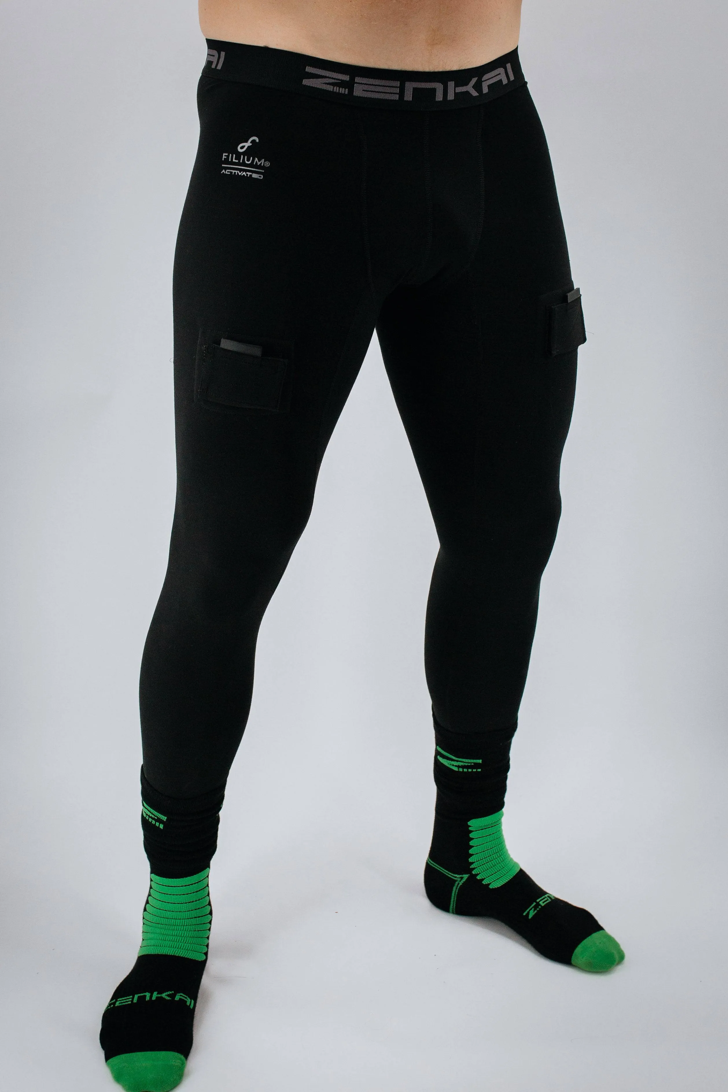 Men's Peak Compression Velcro Tights