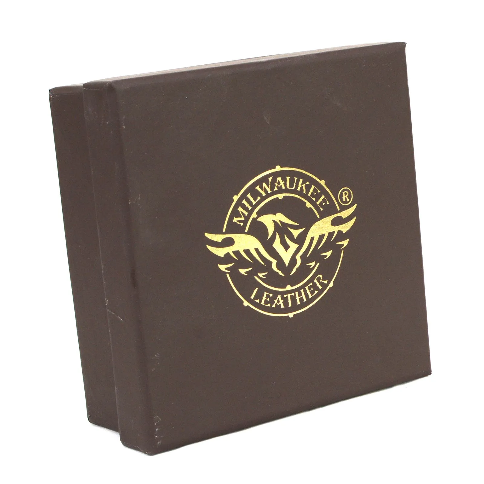 Milwaukee Leather MP7107 Men's 5 Cent Buffalo Coin - Brown Leather Belt w/ Interchangeable Buckle - 1.5 inches Wide