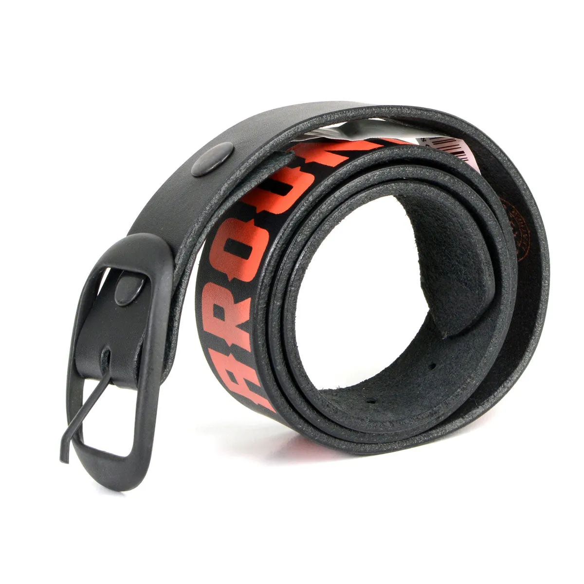Milwaukee Leather MP7110 Men's F* Around - Find Out Black Leather Belt w/ Interchangeable Buckle - 1.5 inches Wide