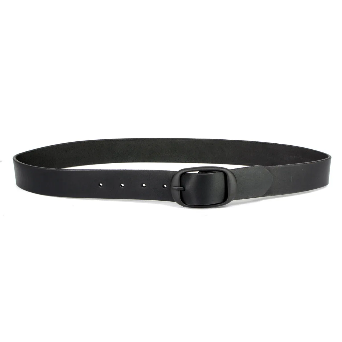 Milwaukee Leather MP7112 Men's We The People Black Leather Belt w/ Interchangeable Buckle - 1.5 inches Wide