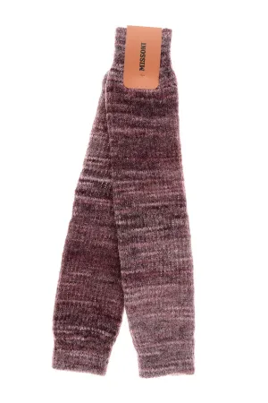 MISSONI SLOPE Gradient Pink Legwarmers