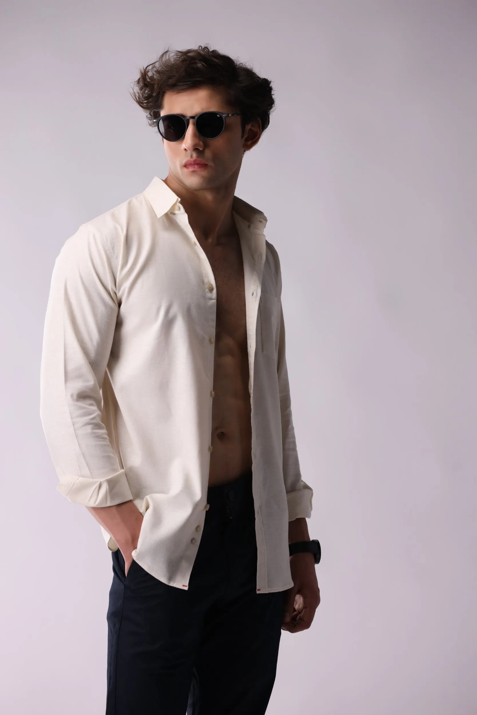 Navy Blue Cotton Pant