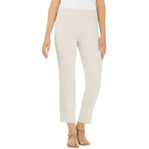 New Hilary Radley Women's Stretch Seersucker Pull-On Ankle Pants. 1364094-NEW S