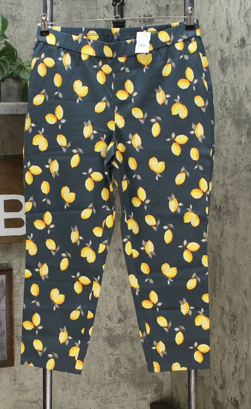 NWT Lemon Way Petite Flawless Twill Pull-On Ankle Pants 6P 8P