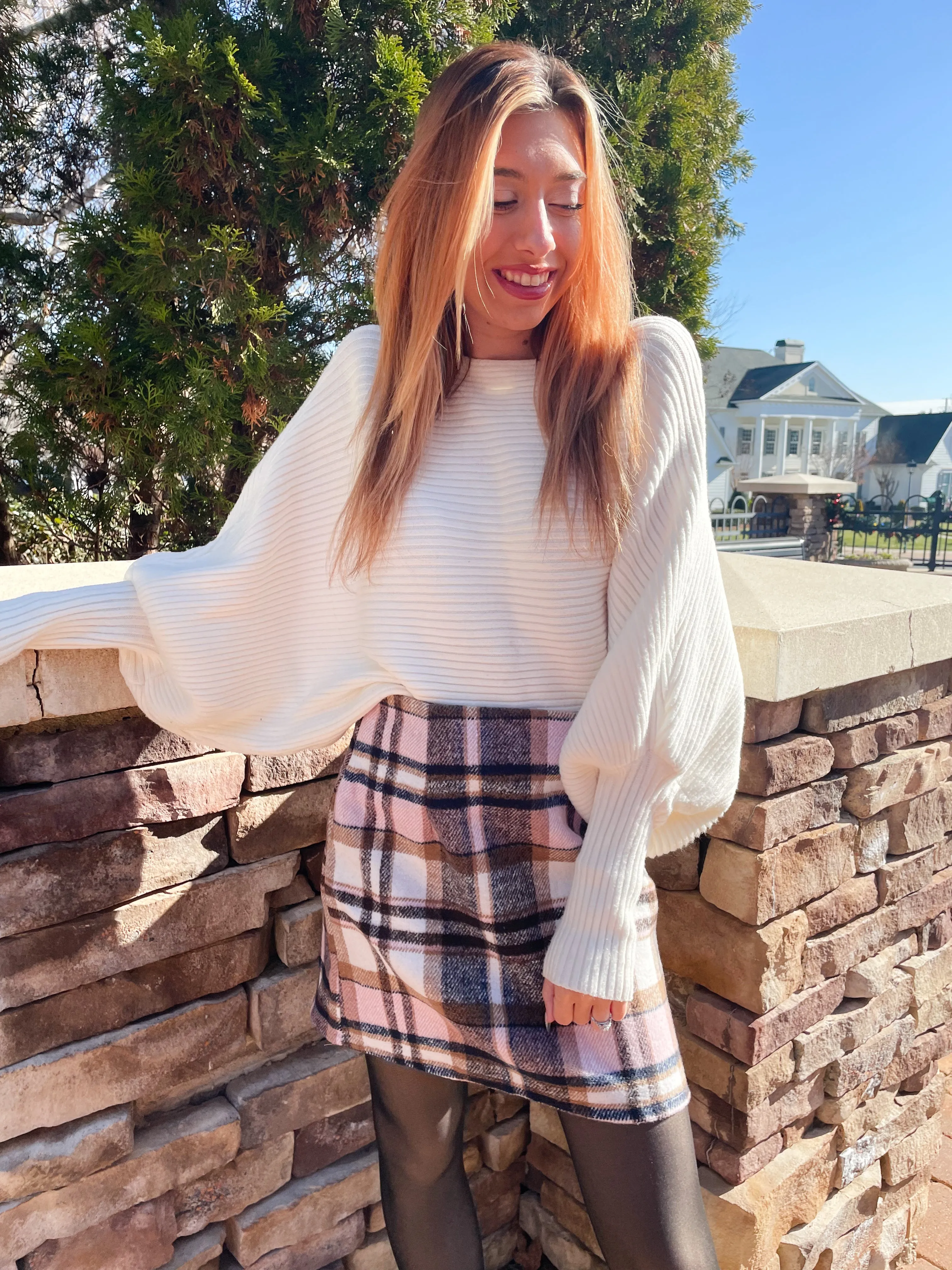 Only Eyes For You Plaid Skirt