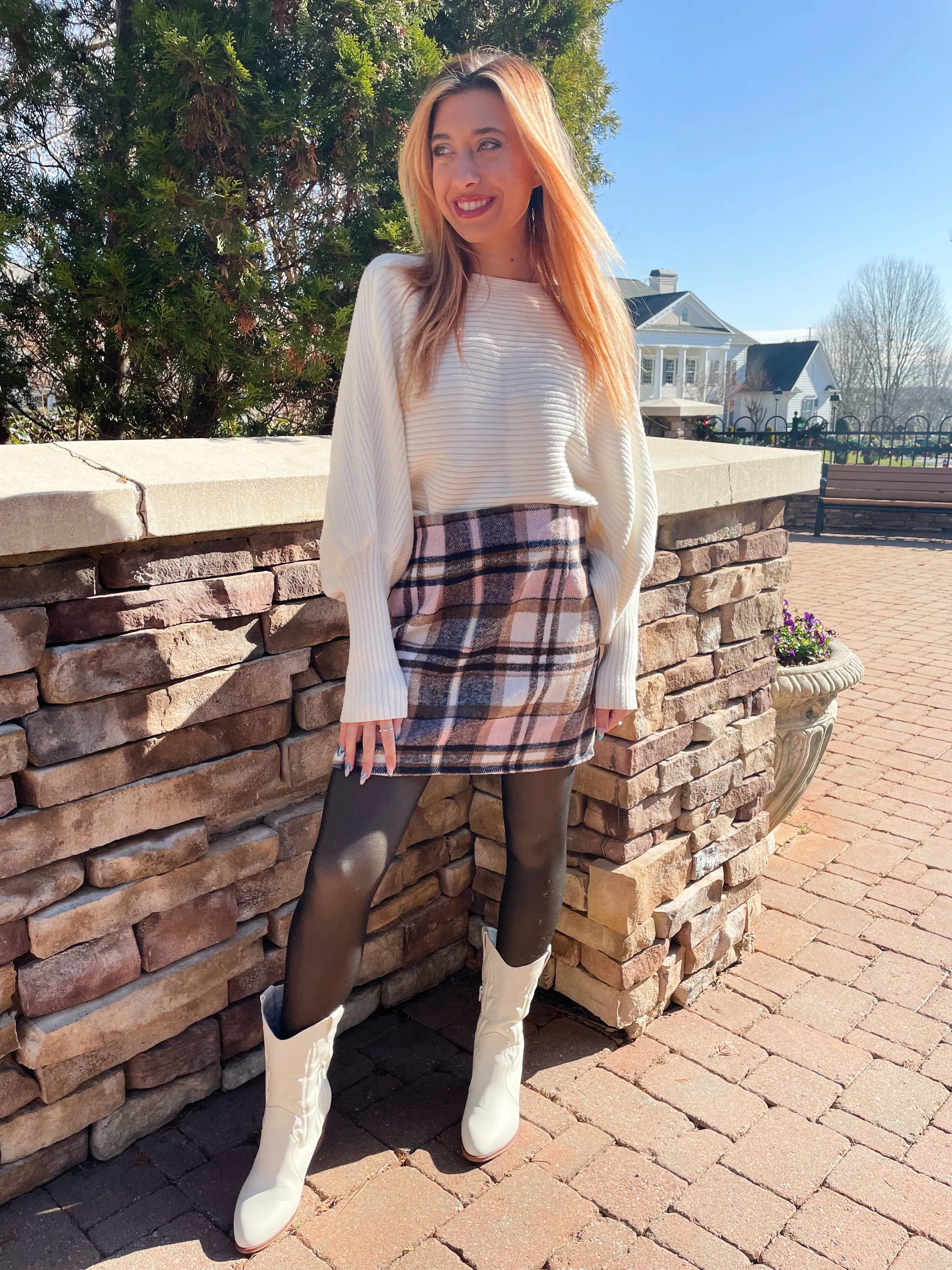 Only Eyes For You Plaid Skirt