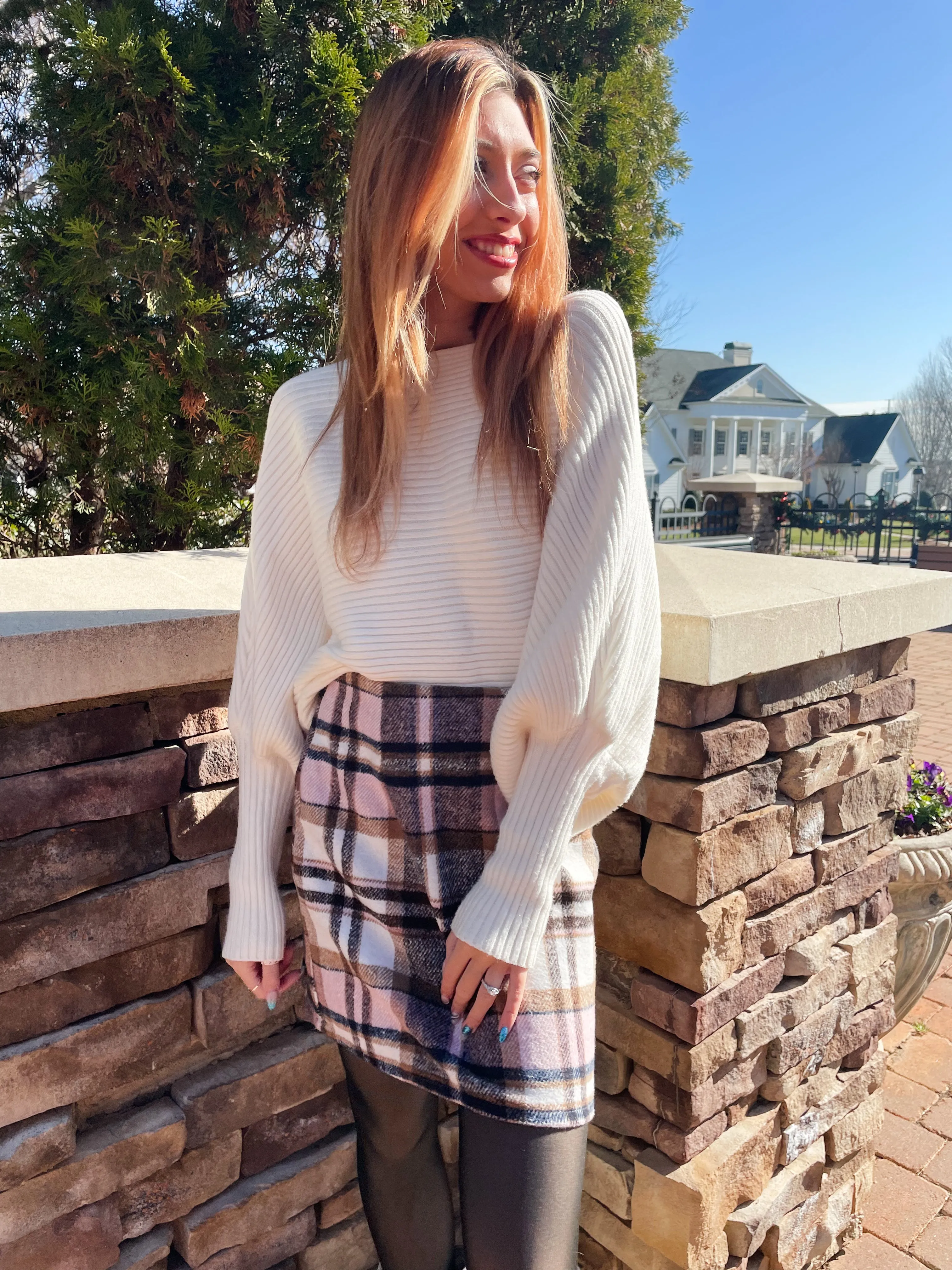 Only Eyes For You Plaid Skirt