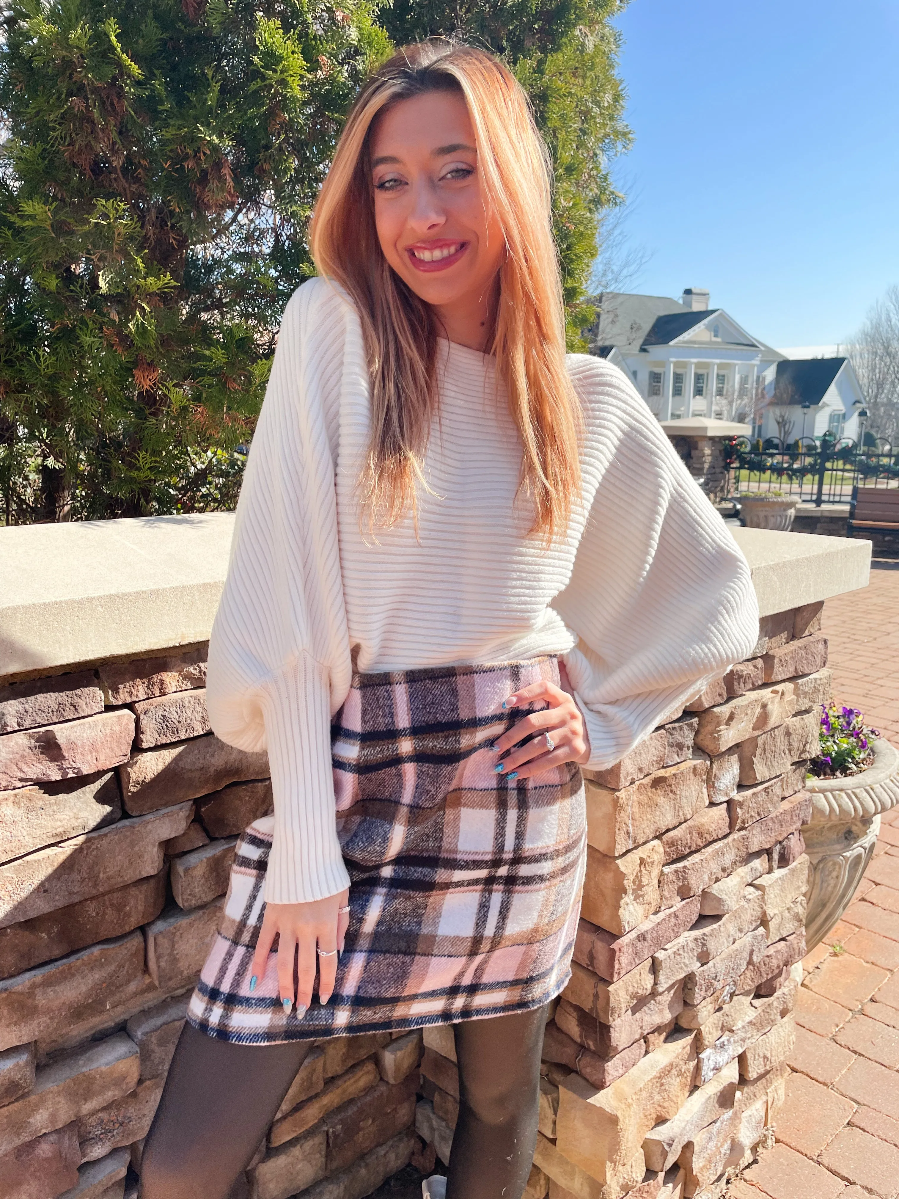 Only Eyes For You Plaid Skirt