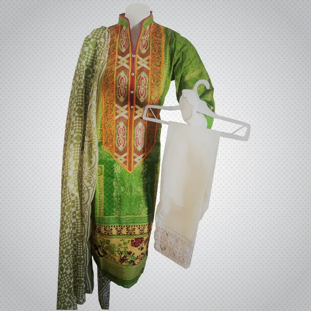 Pakistani Indian Women 3 Pieces Embroidered Khaddar Dress