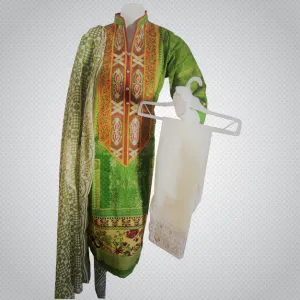 Pakistani Indian Women 3 Pieces Embroidered Khaddar Dress