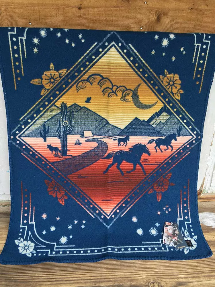 Pendleton "Wind Riders" Baby Crib Blanket