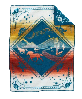 Pendleton "Wind Riders" Baby Crib Blanket