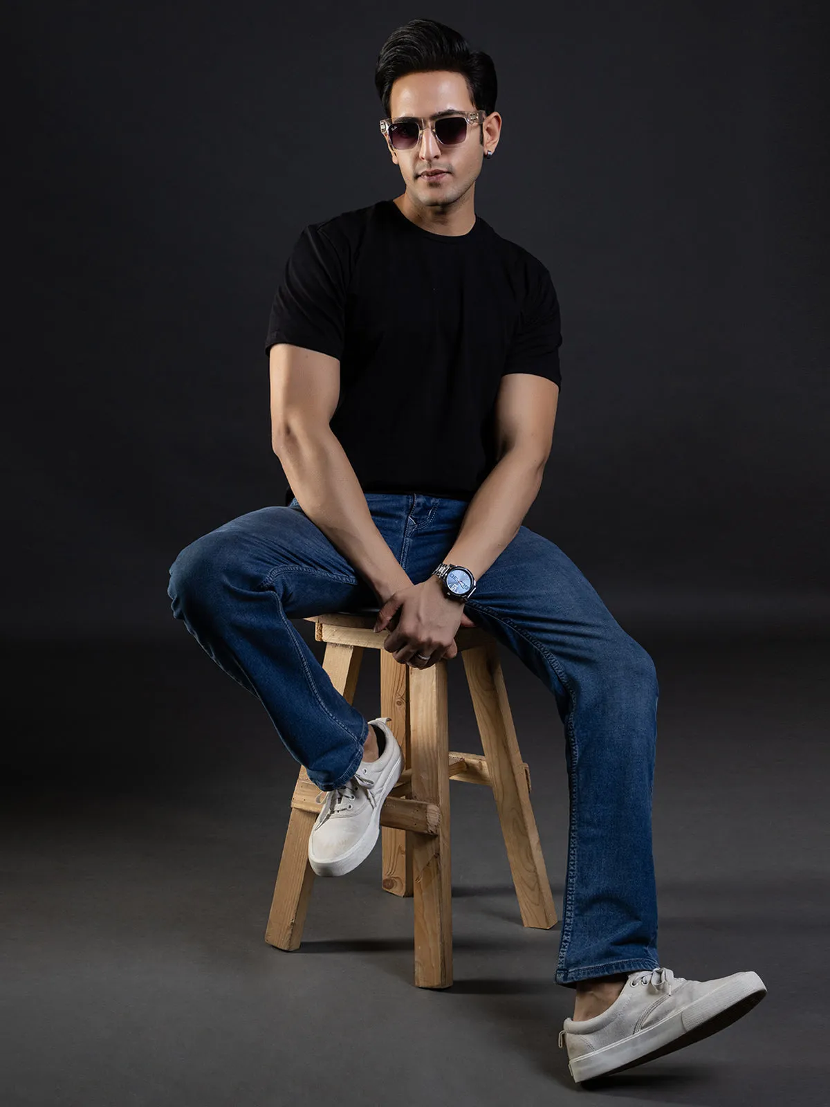 Pitch Black  | ACTION series | Sports t shirt for Men